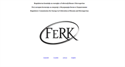 Desktop Screenshot of ferk.ba