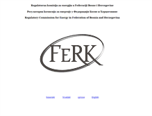 Tablet Screenshot of ferk.ba